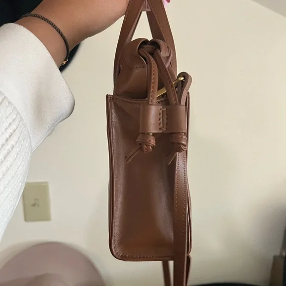 Brandon Blackwood Brown Mini Leather Bag - Picture 3 of 4